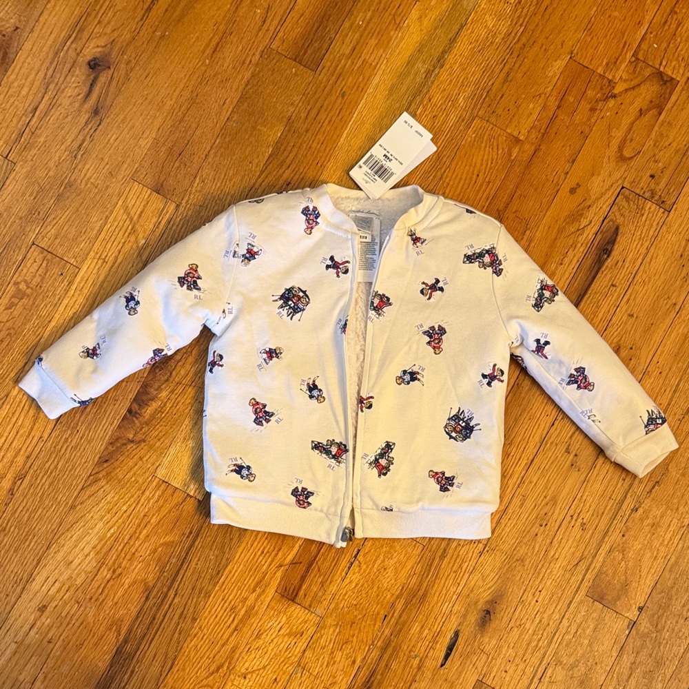 Ralph Lauren Cream Reverable Baby Jacket